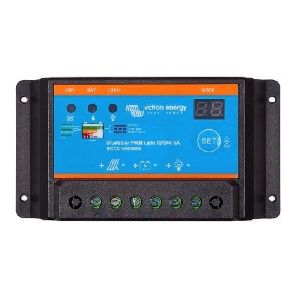 Contrôleur de charge Bluesolar PWM light 12V24V-5A