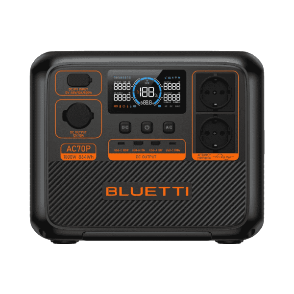 Power-station-portable-bluetti-ac70p-with-1000w-864wh